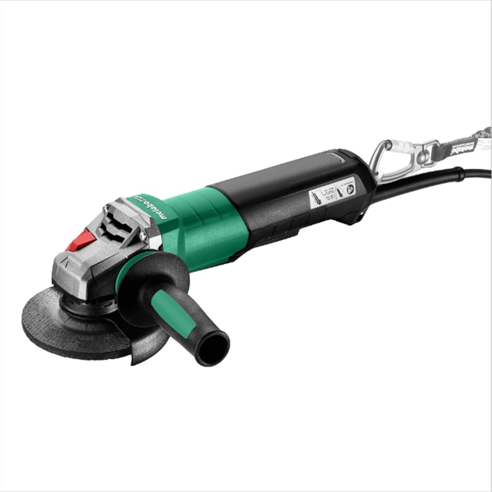 Metabo HPT WPB 13-125 Quick DS 4-1/2-Inch / 5-Inch Angle Grinder, 11,000 RPM, 12 Amp, Non-Locking Paddle Switch, Drop Secure, 646437420(Metabo HPT WPB 13-125 Quick DS)