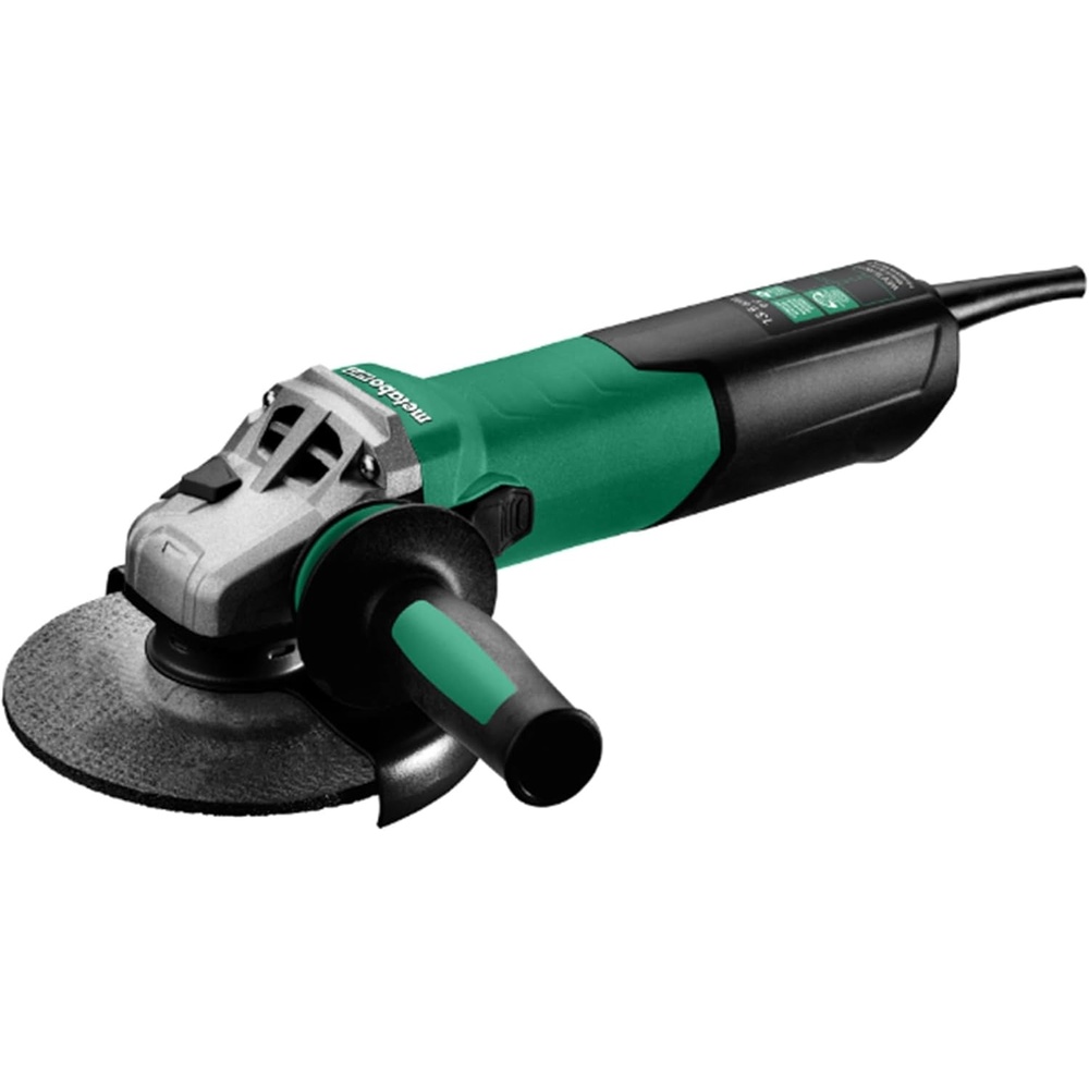 Metabo HPT Corded Angle Grinder 5 Inch, 13.5 AMP Electric Angle Grinder Tool, Variable Speed, VTC Electronics, 2800-9600 RPM, Made in Germany, Heavy Duty Power Tools, WEV 15-125 HT, 646562420(Metabo HPT WEV 15-125 HT)