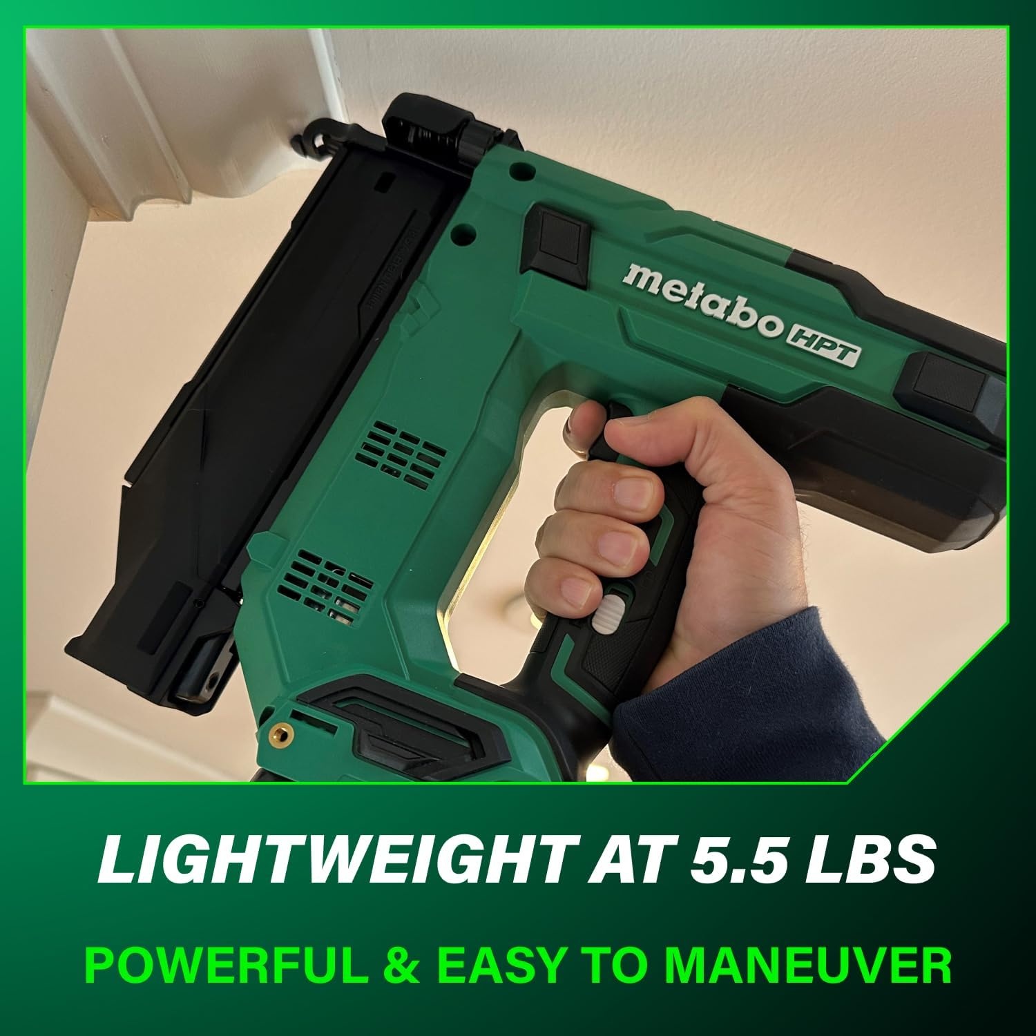 Metabo HPT 18V Compact Cordless Brad Nailer, 18 GA, Tool Only, NT1850DGQ4