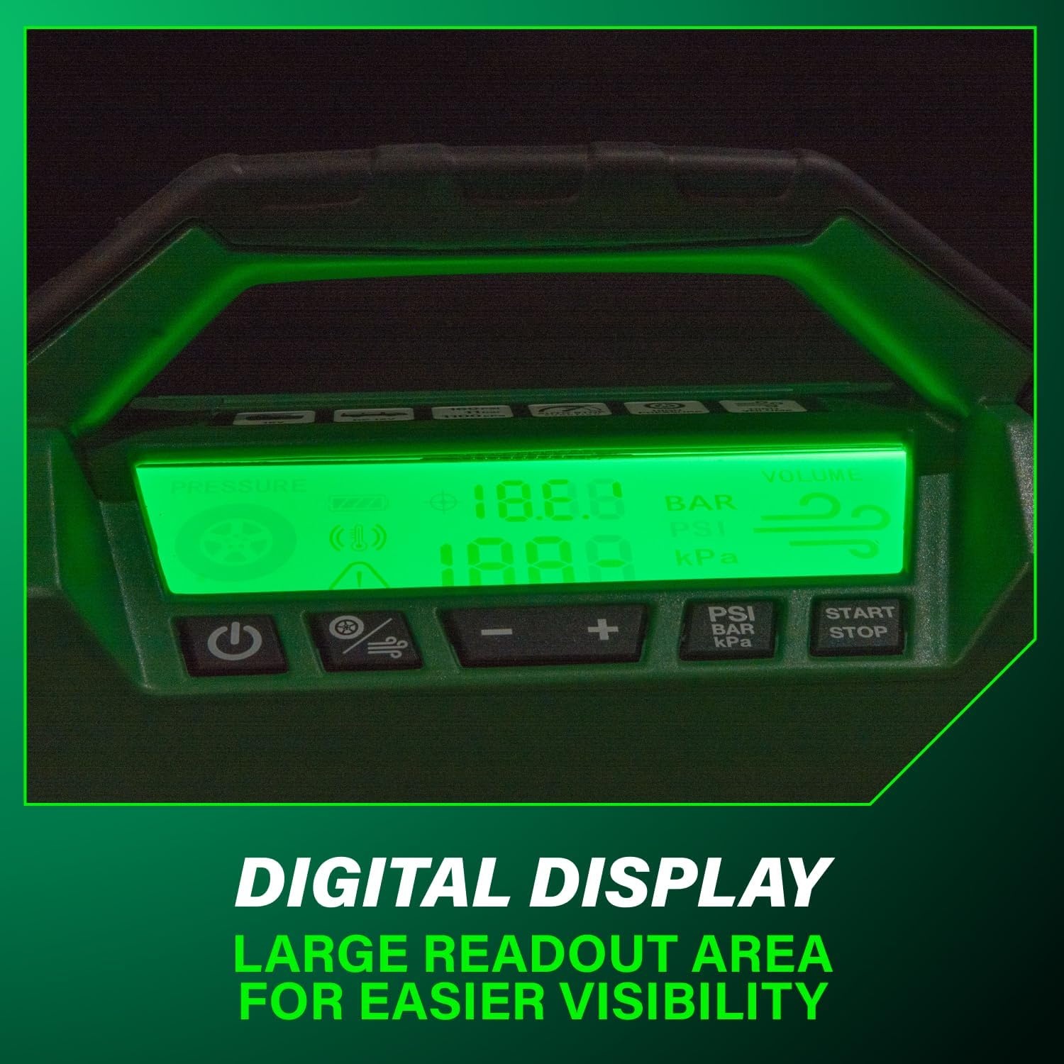 Metabo HPT 18V MultiVolt Cordless Dual Function Inflator, Portable Air Inflator with High Pressure and High Volume Modes, 160 PSI Max Pressure, LED Light, Tool Body Only, UP18DAQ4(18V Air Inflator Only (Tool Only))