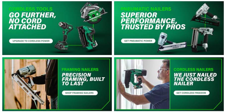 Metabo HPT Cordless Tools